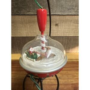 Hallmark Keepsake Ornament 1998 Santa's Spin Top Magic Motion